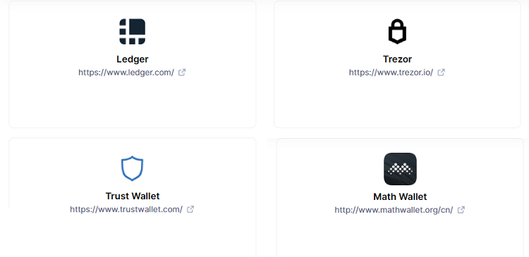 Các ví lưu trữ token KSM coin