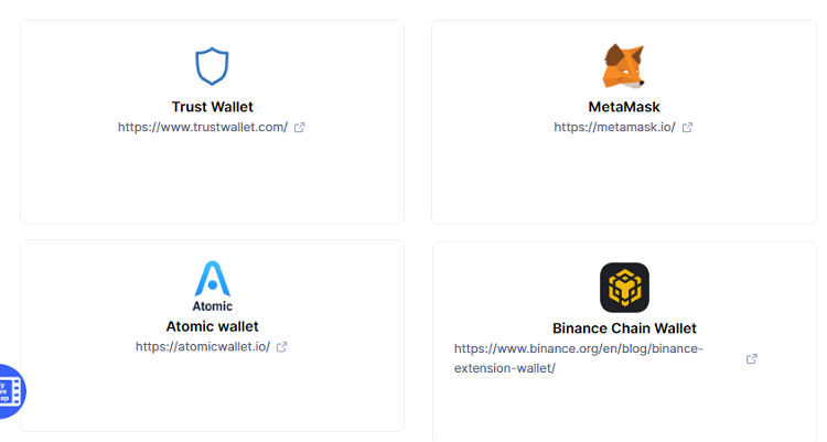 Ví/wallet lưu trữ token ANKR coin