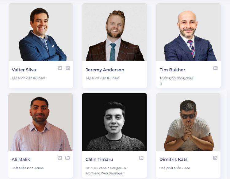 Team phát triển dự án FLUX coin