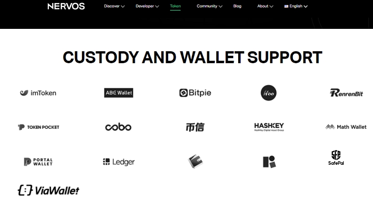 Ví/wallet lưu trữ token CKB coin