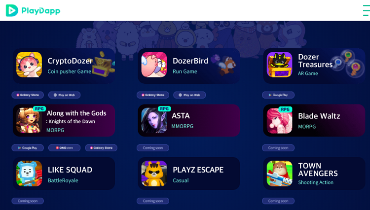 PlayDapp PLA coin là gì, có trò chơi gì