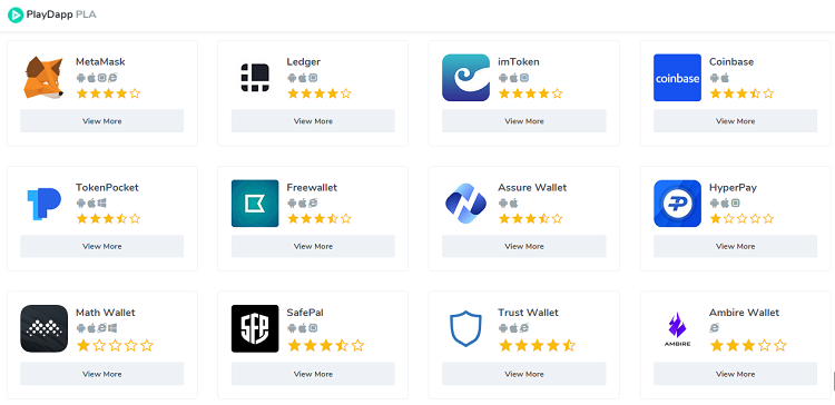 Ví/wallet lưu trữ token PLA coin