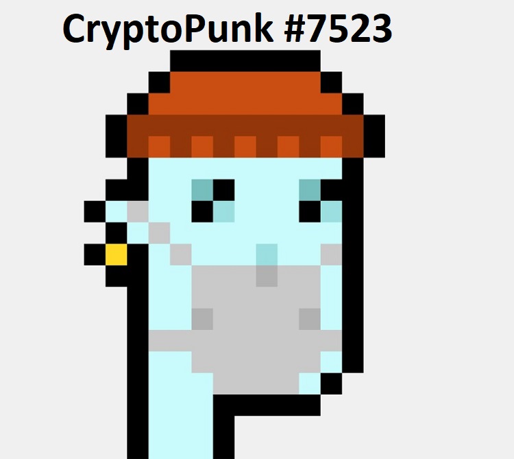 TOP 10 NFT đắt nhất thế giới từng được bán. Cryptopunk 7523