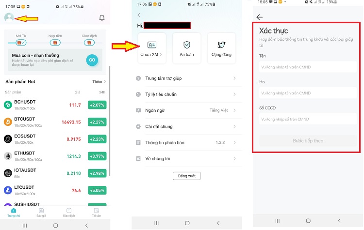 Hướng dẫn cách đăng ký tài khoản trên sàn Obtccoin chi tiết