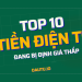 Top 10 đồng tiền điện tử tiềm năng nhất