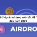TOP dự án airdrop coin tiềm năng để tham gia đầu năm 2023