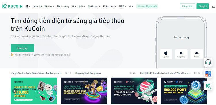Review sàn KuCoin: ưu nhược điểm chi tiết
